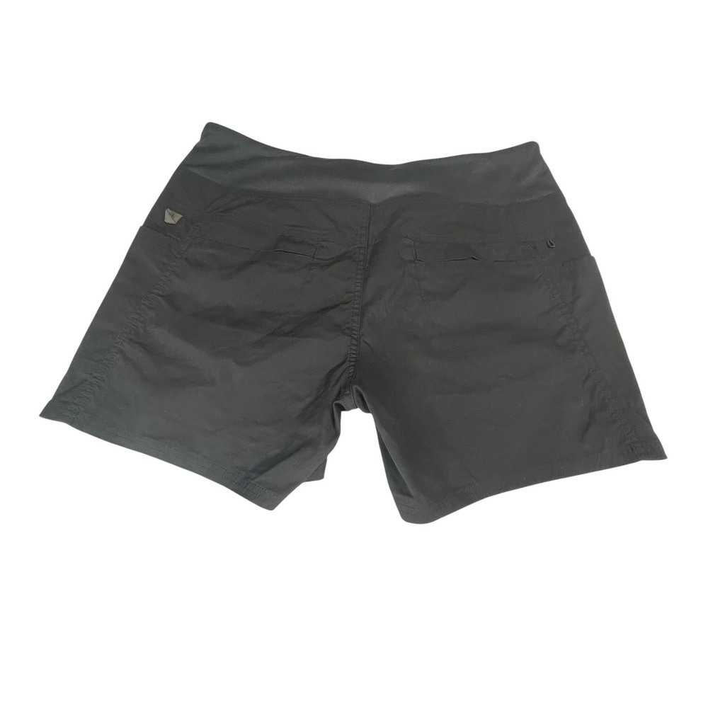 Prana Halle Shorts Women XL Black Outdoor Stretch Zion organic Cotton Blend